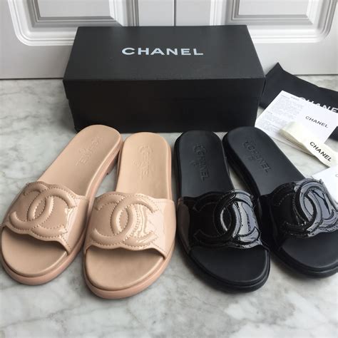 vintage chanel slippers|chanel sandals official website.